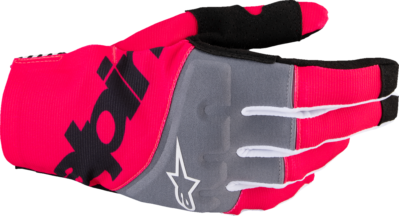 ALPINESTARS Techstar MX Gloves - Black/Fluo Pink - Large