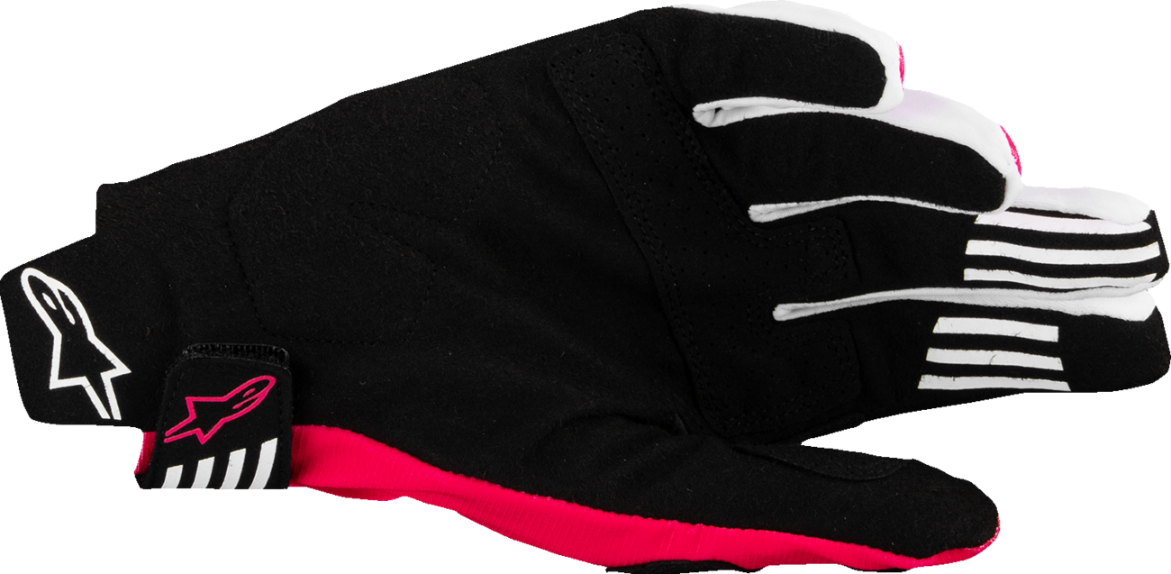 ALPINESTARS Techstar MX Gloves - Black/Fluo Pink - Large