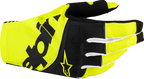 ALPINESTARS Techstar MX Gloves - Black/Fluo Yellow - Small