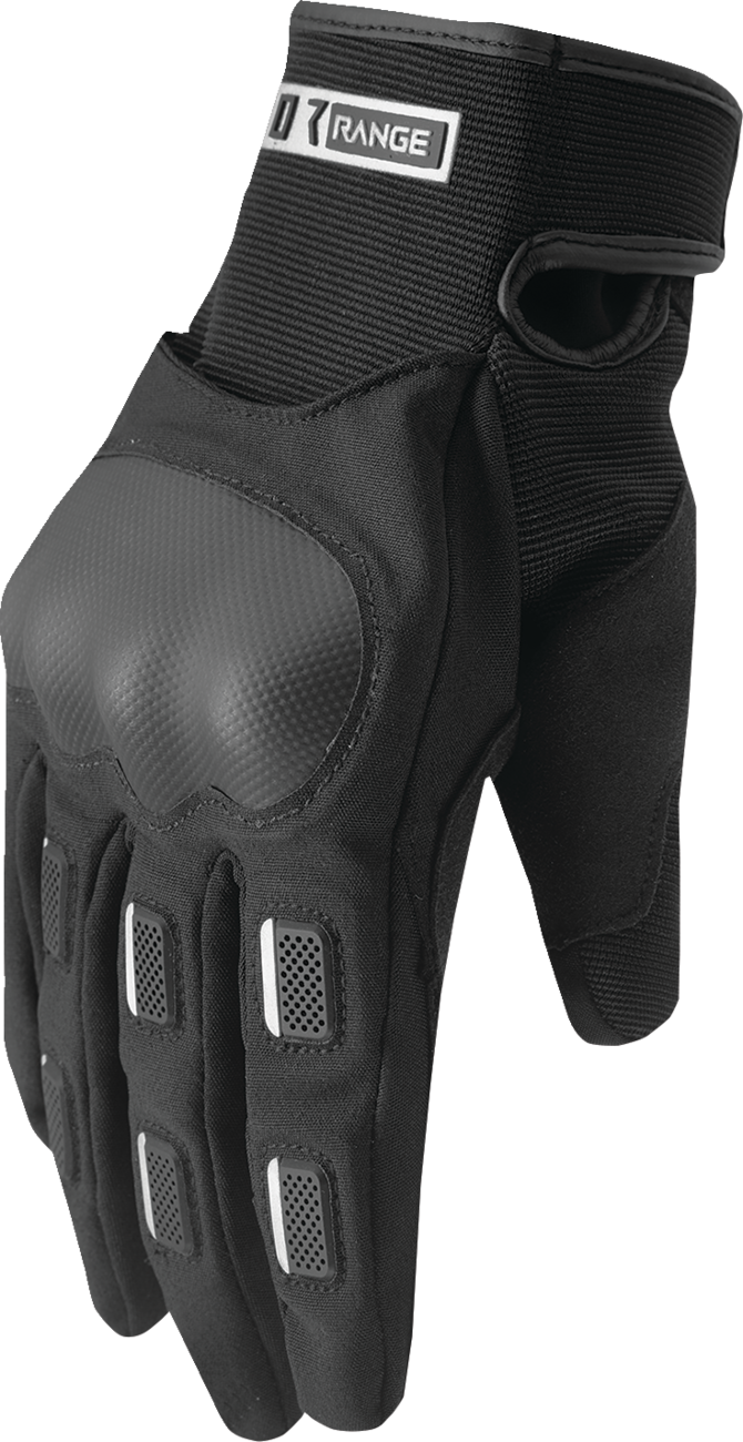 Thor Range Black Gloves
