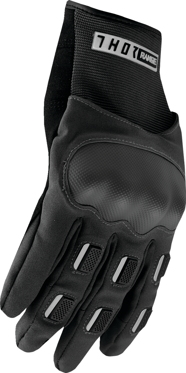 Thor Range Black Gloves