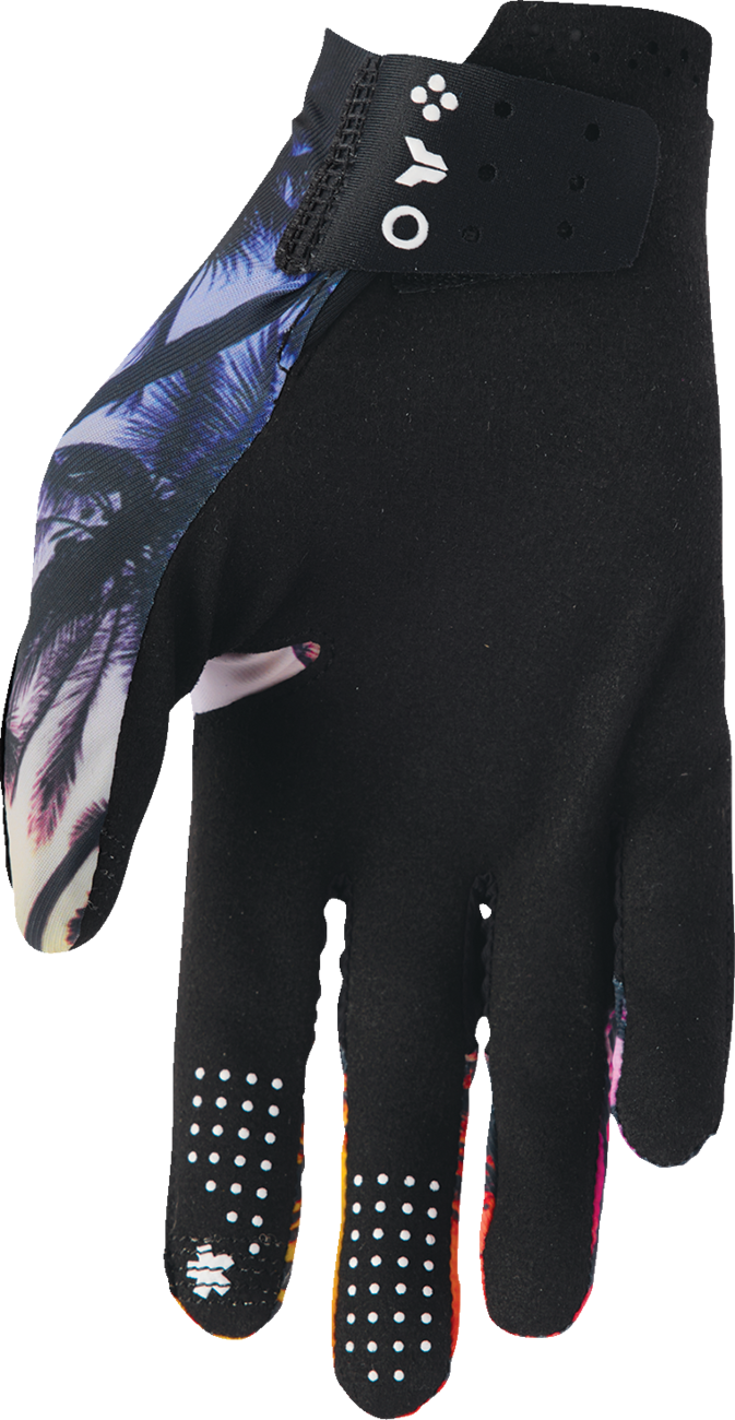 Thor Sportmode Palms Black Gloves