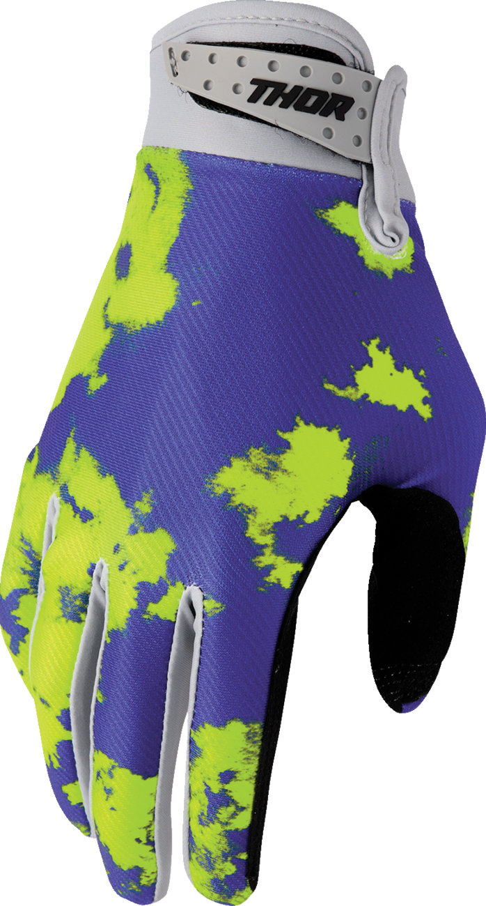 Thor Launchmode Bleach Gray/acid Gloves