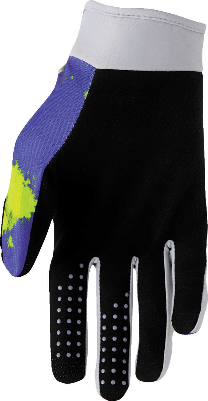 Thor Launchmode Bleach Gray/acid Gloves
