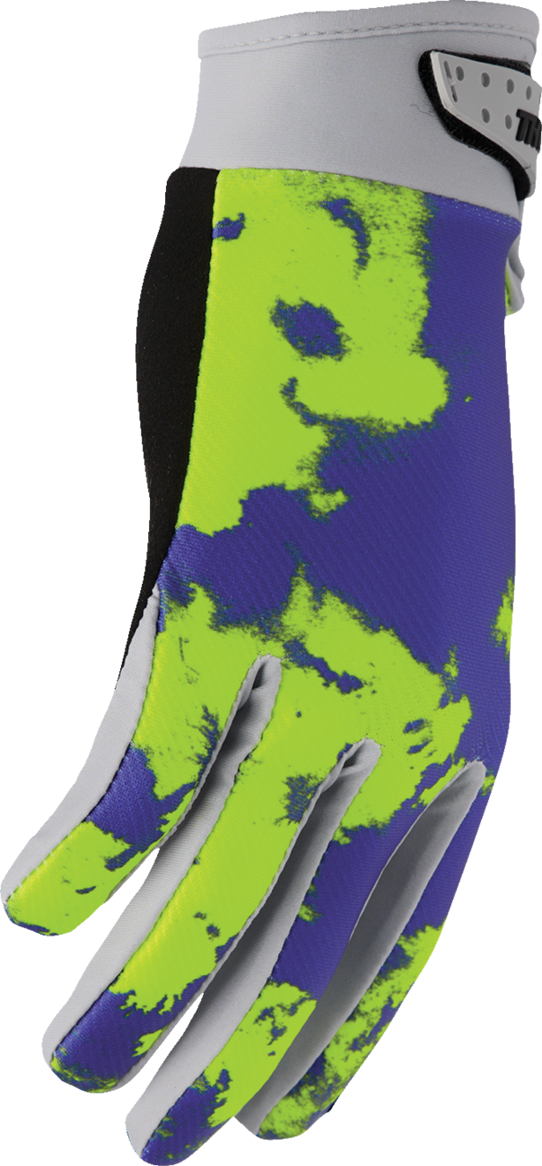 Thor Launchmode Bleach Gray/acid Gloves