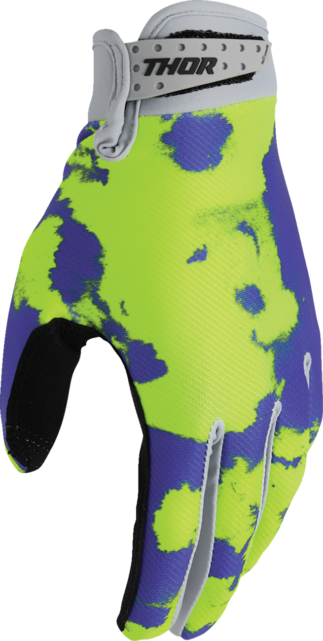 Thor Launchmode Bleach Gray/acid Gloves