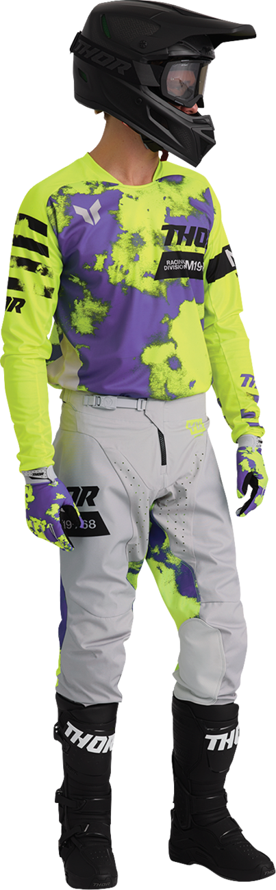 Thor Launchmode Bleach Gray/acid Gloves
