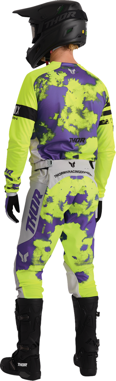 Thor Launchmode Bleach Gray/acid Gloves