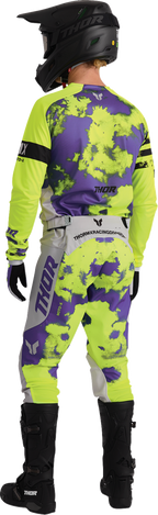 Thor Launchmode Bleach Gray/acid Gloves