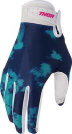 Thor Launchmode Bleach White/aqua Gloves
