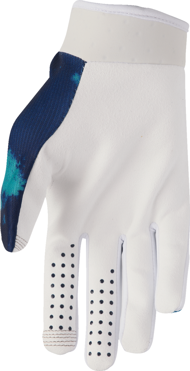 Thor Launchmode Bleach White/aqua Gloves