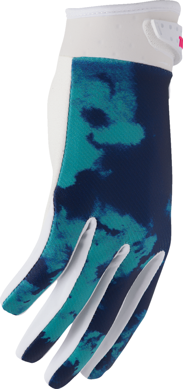 Thor Launchmode Bleach White/aqua Gloves