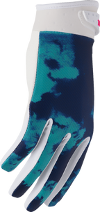 Thor Launchmode Bleach White/aqua Gloves