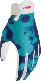 Thor Launchmode Bleach White/aqua Gloves