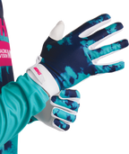 Thor Launchmode Bleach White/aqua Gloves