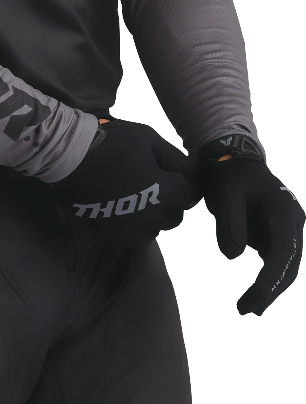 Thor Ridemode Static Black Gloves