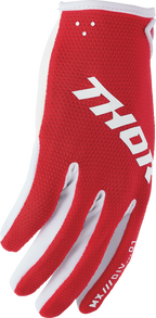 Thor Ridemode Static Gloves - Red