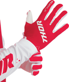 Thor Ridemode Static Gloves - Red