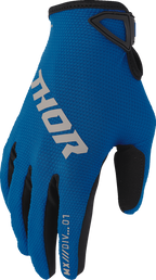Thor Ridemode Static Blue Gloves