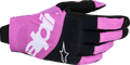 ALPINESTARS Techstar Gloves - Black/Light Gray/Purple - Small