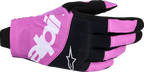 ALPINESTARS Techstar Gloves - Black/Light Gray/Purple - Small