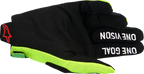 ALPINESTARS Radar Pro Gloves - Green/Fluo Yellow/Fluo Pink - Small