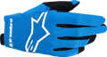 ALPINESTARS Radar Gloves - UCLA Blue/White - Small