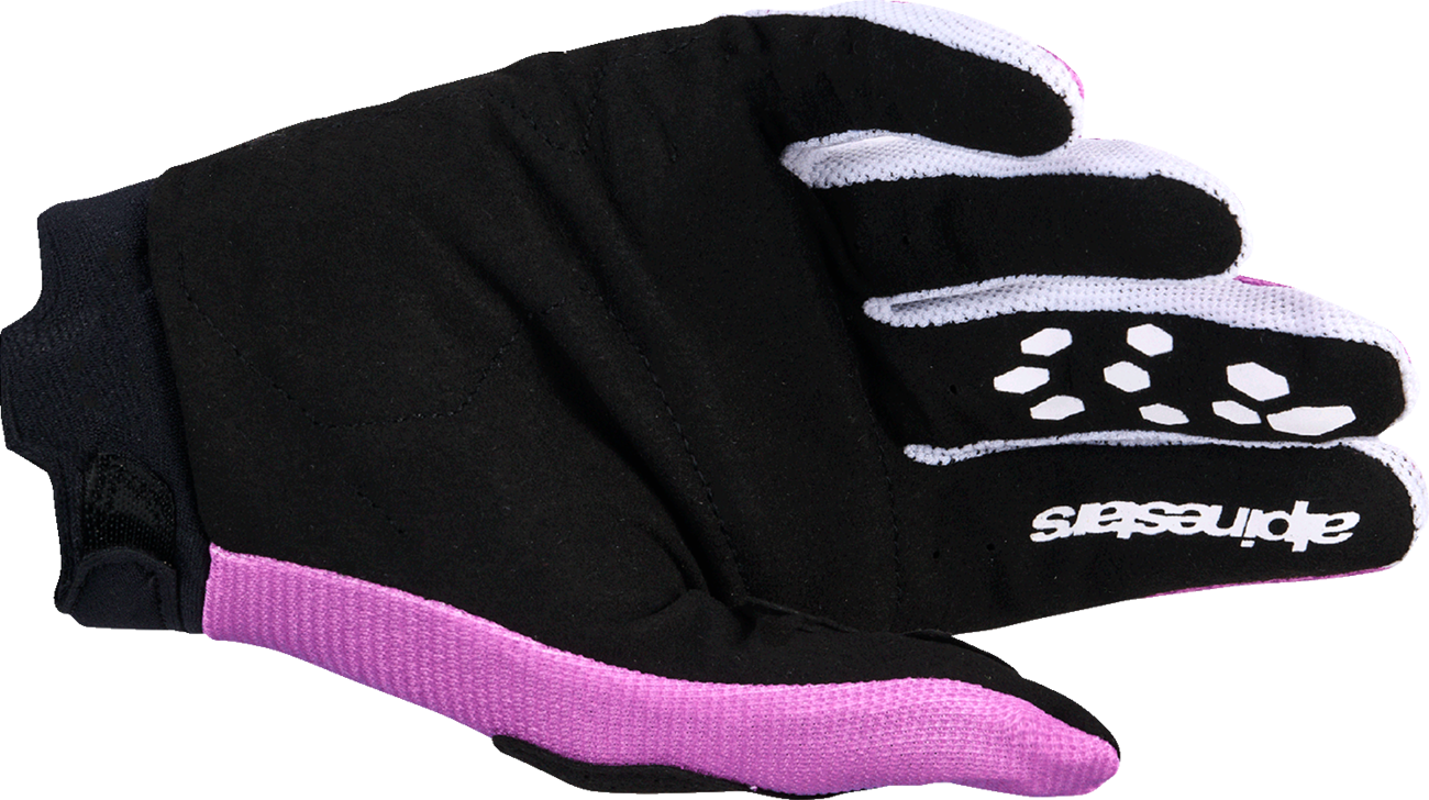 ALPINESTARS Stella Full Bore V2 Gloves - White/Fluo Pink/Black - Small