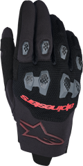 ALPINESTARS Pro-Dura Gloves - Black/Bright Red - Small