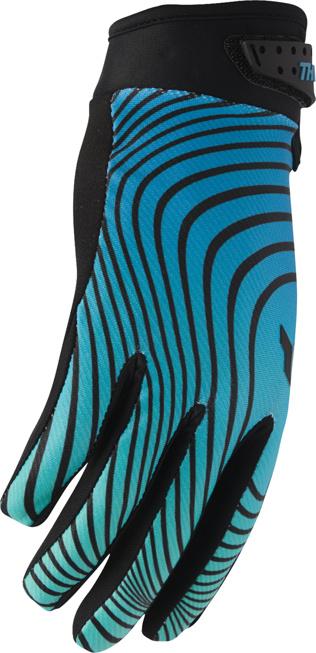 Thor Launchmode Identity Teal/black Gloves