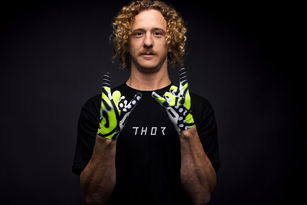 Thor Sportmode Anarchy Black/white Gloves