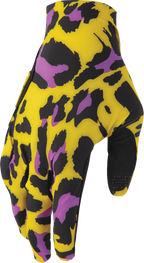 Thor Sportmode Cheetah Yellow/purple Gloves