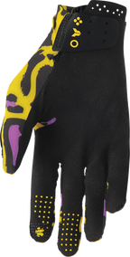 Thor Sportmode Cheetah Yellow/purple Gloves