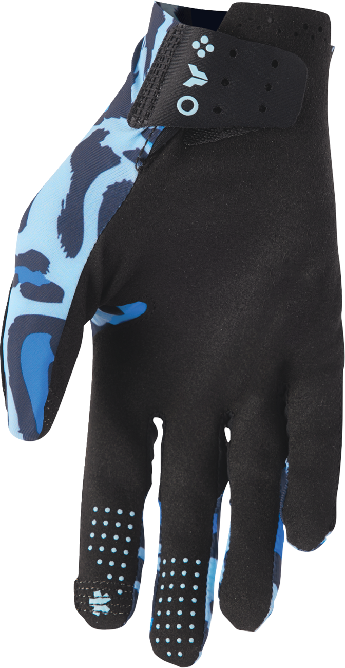 Thor Sportmode Cheetah Blue/midnight Gloves