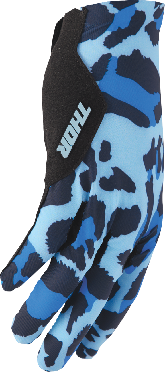 Thor Sportmode Cheetah Blue/midnight Gloves