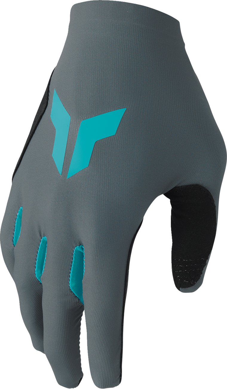 Thor Womens Sportmode Iconic Gray/aqua Gloves