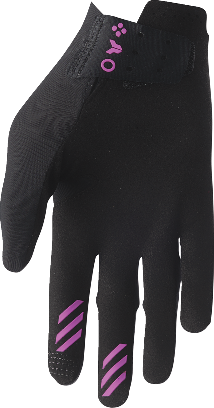 Thor Womens Sportmode Iconic Black/orchid Gloves