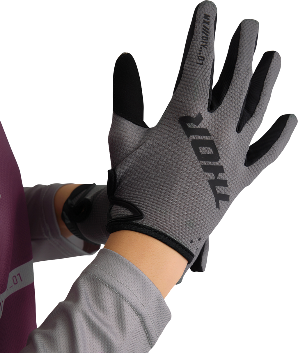 Thor Womens Ridemode Static Gloves - Gray