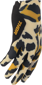 Thor Womens Sportmode Cheetah Tan/black Gloves