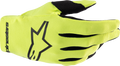 ALPINESTARS Youth Radar Gloves - Fluo Yellow/Black - 2XS