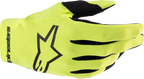 ALPINESTARS Youth Radar Gloves - Fluo Yellow/Black - 2XS