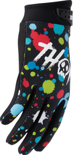 Thor Youth Launchmode Splat Black 2XS Gloves