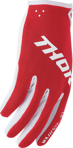 Thor Youth Ridemode Static Gloves - Red