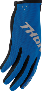 Thor Youth Ridemode Static Blue Gloves