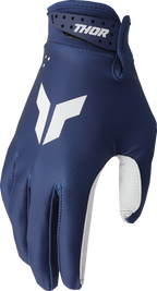 Thor Youth Launchmode Split Navy Gloves