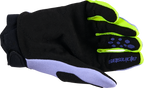 ALPINESTARS Youth Full Bore V2 Gloves - Purple/Fluo Yellow - 2XS