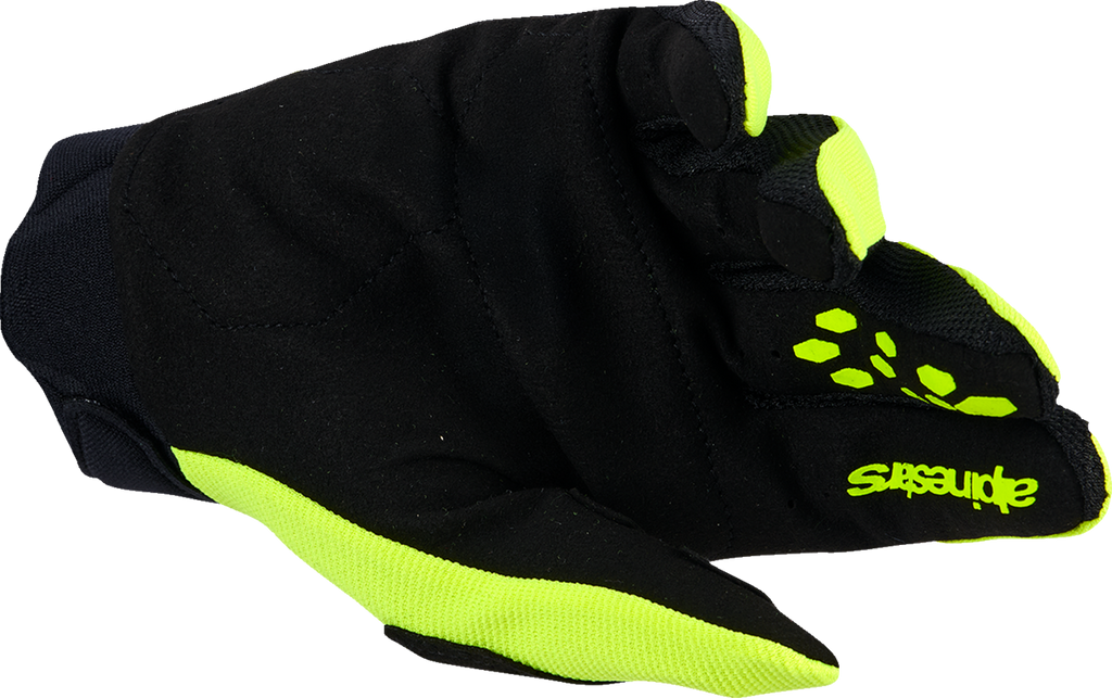 ALPINESTARS Youth Full Bore V2 Gloves - Fluo Yellow/Black - 3XS