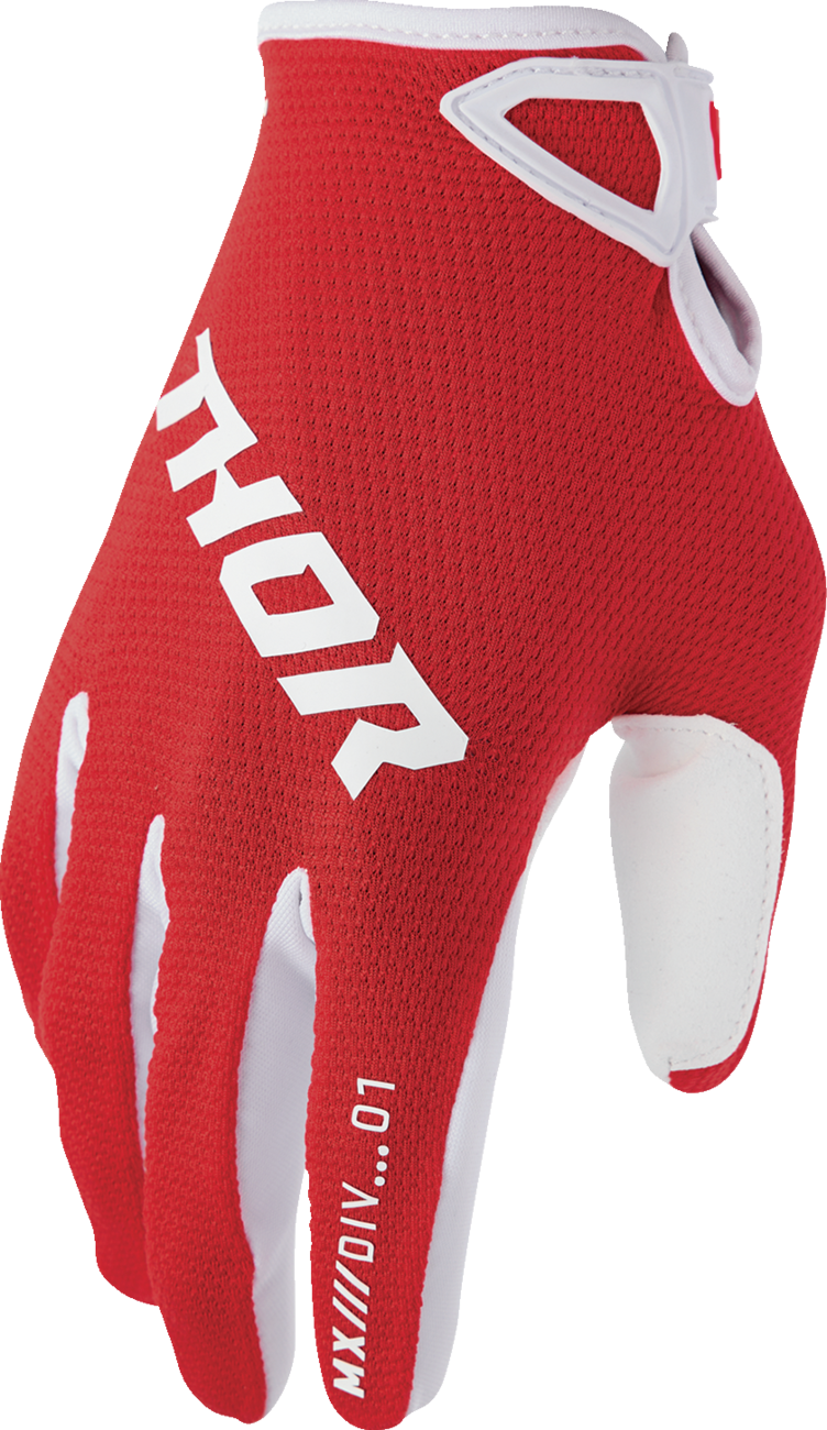 Thor Youth Ridemode Static Red 2XS Gloves