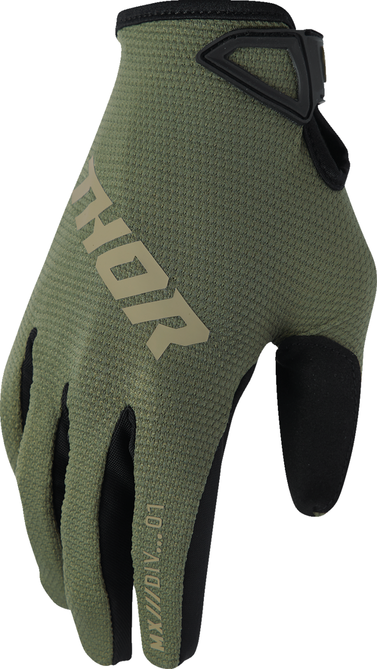 Thor Youth Ridemode Static Camo 2XS Gloves