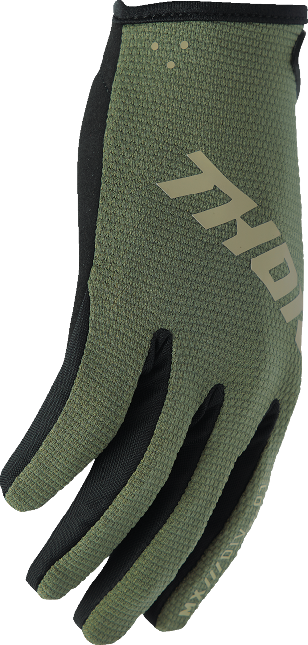 Thor Youth Ridemode Static Camo 2XS Gloves